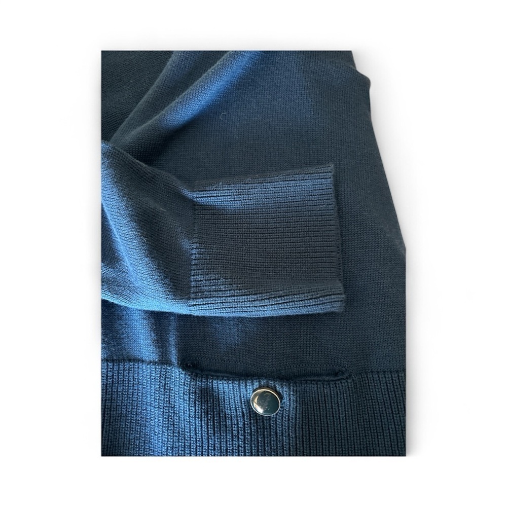 Jones New York Navy Knit Cardigan - PXL - Picture 4 of 10